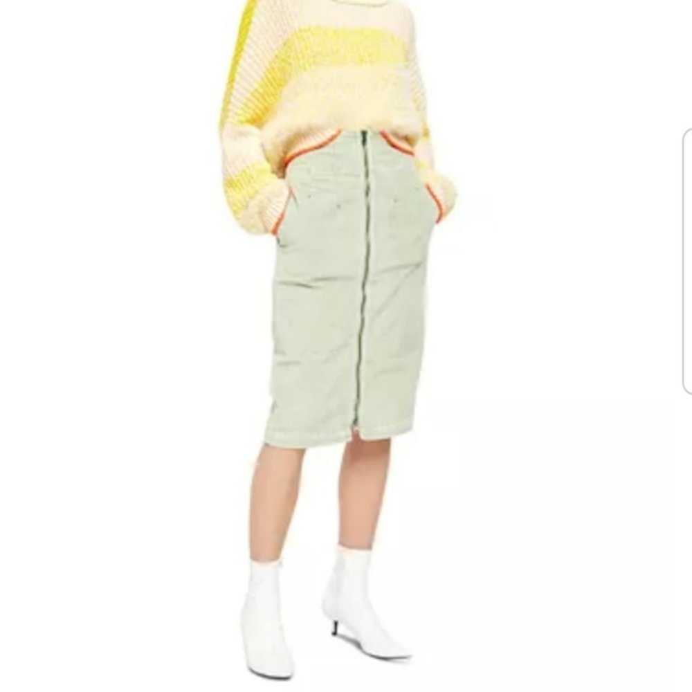 🍁 Free People Midi Corduroy Skirt 🍁